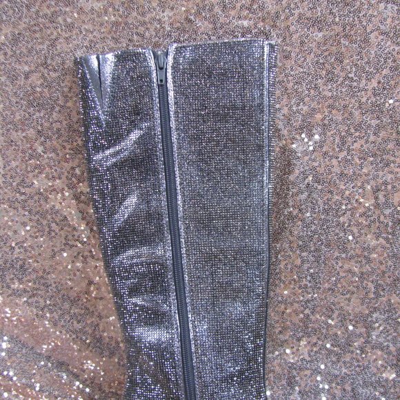INC sparkly knee high boots 7.5 - Picture 7 of 11